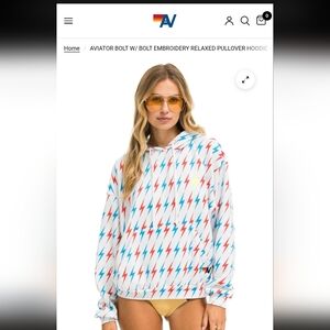 Aviator Nation Multicolor Bolt Pullover